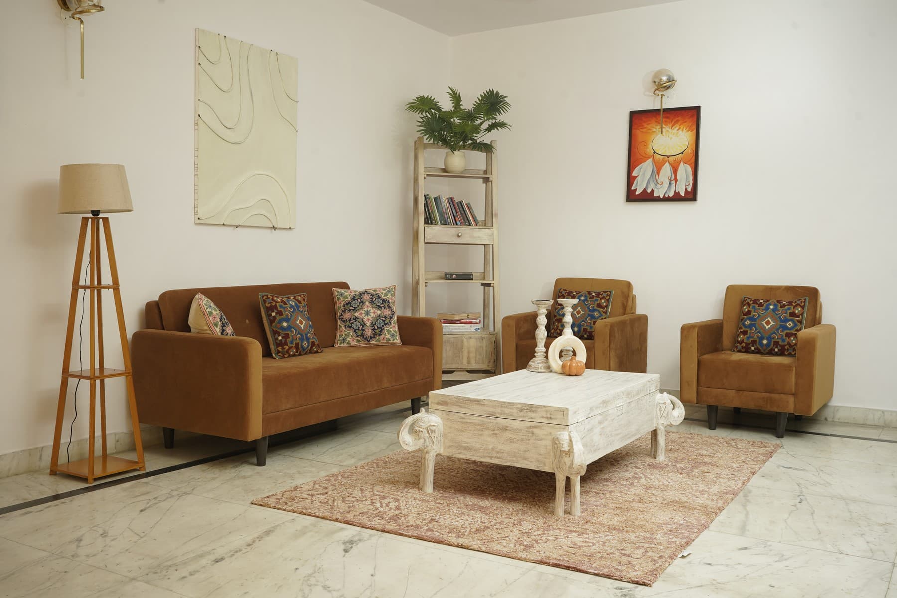 Netflix & Chill — 2BHK home theatre boho retreat
