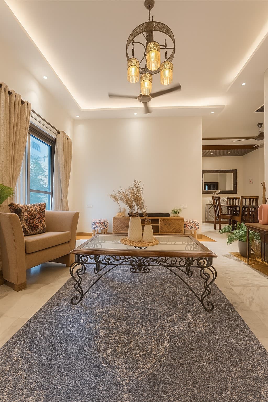 Qutab Retreat — 2BHK home theatre duplex near Qutab