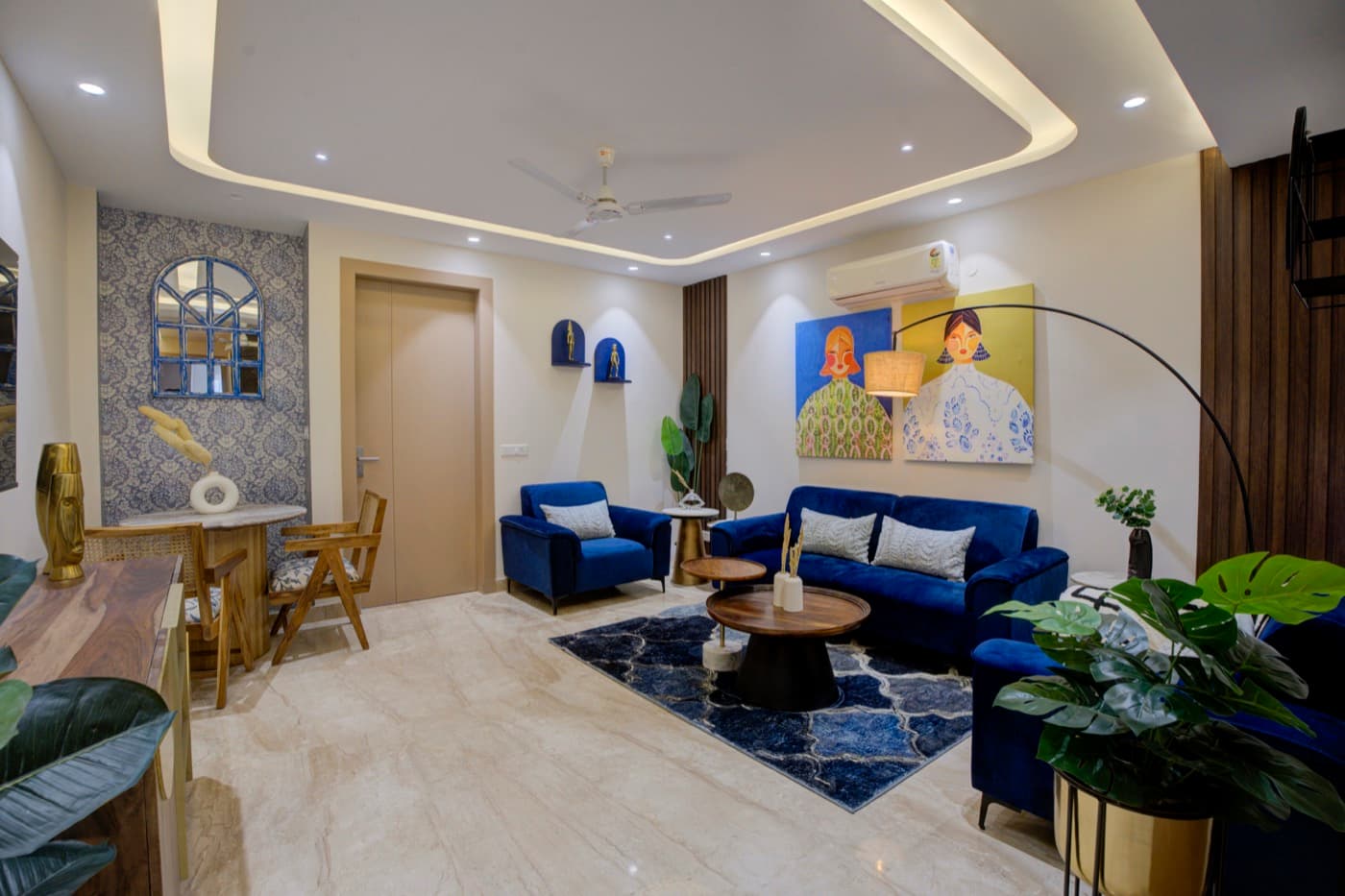 Scandinavian Condo — 2BHK Nordic minimalism near Defence Colony